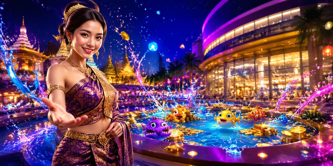 မြန်မာ့သူကြီးရေတံခွန် ပွဲတော်တွင် ကစားသမားများကြား ကစားနေခြင်း